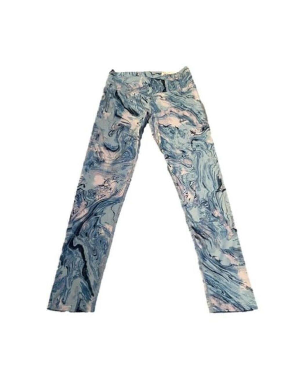 SO Blue Marble Leggings Size Small NWT